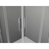 Mexen Exo-R Duo квадратна душ кабина с механизъм за повдигане 70 x 70 см,