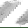 Mexen Exo квадратна душ кабина с врата 100 x 100 см, прозрачна, хром - 8110-100-100-01-00