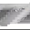 Mexen Exo квадратна душ кабина с врата 100 x 100 см, прозрачна, хром - 8110-100-100-01-00