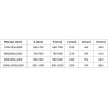 Mexen Exo-R Duo Квадратна душ кабина с отваряеми врати 100 x 100 см, прозрачна,