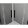 Душ кабина Mexen Exo квадратна 80 x 80 см, прозрачна, черна - 8110-080-080-70-00