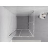 Mexen Exo-S Duo квадратна плъзгаща душ кабина 70 x 70 см, прозрачна, хром