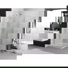 Mexen Exo квадратна плъзгаща душ кабина 80 x 80 см, прозрачна, хром - 8111-080-080-01-00