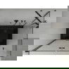 Мексен Лима сгъваема душ кабина 80 x 120 см, прозрачна, черна + Flat под, черен - 856-080-120-70-00-4070B