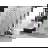Mexen Exo плъзгаща се душ кабина 155 x 70 см, прозрачно, хром - 8151-155-070-01-00