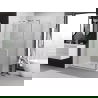 Mexen Exo душ кабина с шарнирна врата 85 x 70 см, прозрачна, хром - 8181-085-070-01-00