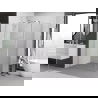 Mexen Exo душ кабина с шарнирна врата 85 x 70 см, прозрачна, хром - 8181-085-070-01-00