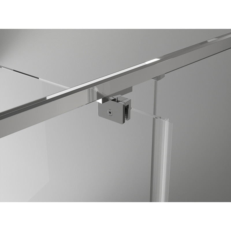 Mexen Exo-BR сгъваема душ кабина 80 x 70 см, прозрачна, хром - 8181-080-070-01-00