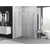 Mexen Exo-BR душ кабина с отваряеми врати 90 x 70 см, прозрачна, хром