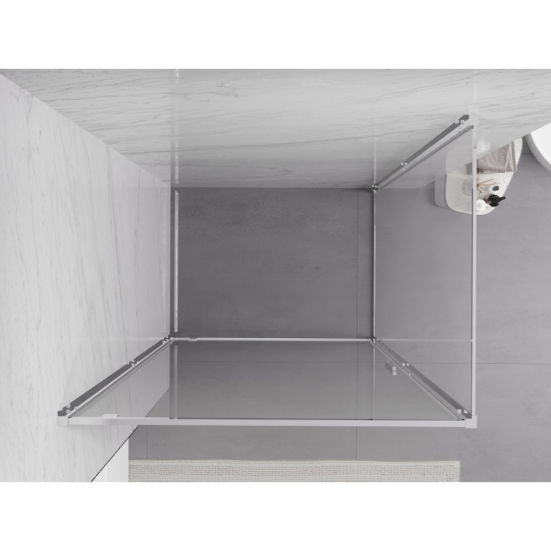 Mexen Exo-BR душ кабина с отваряеми врати 90 x 70 см, прозрачна, хром