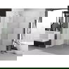 Mexen Exo душ кабина с отваряща се врата 85 x 85 см, прозрачна, хром - 8181-085-085-01-00