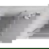 Mexen Exo душ кабина с отваряща се врата 85 x 85 см, прозрачна, хром - 8181-085-085-01-00