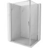 Mexen Exo душ кабина с отваряема врата 95 x 100 см, прозрачна, хром - 8181-095-100-01-00