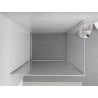 Mexen Exo душ кабина с отваряща се врата 90 x 100 см, прозрачна, хром - 8181-090-100-01-00