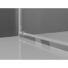 Mexen Exo душ кабина с отваряща се врата 90 x 100 см, прозрачна, хром - 8181-090-100-01-00