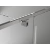 Mexen Exo душ кабина с отваряща се врата 90 x 100 см, прозрачна, хром - 8181-090-100-01-00