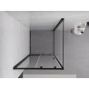 Mexen Exo-S плъзгаща душ кабина 90 x 90 см, прозрачна, черна - 8151-090-090-70-00