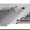 Mexen Exo плъзгаща се душ кабина 100 x 100 см, прозрачна, черна - 8151-100-100-70-00