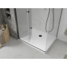 Mexen Lima разгъваем душ параван 70 x 100 см, прозрачен, черен + душ кабина Flat,