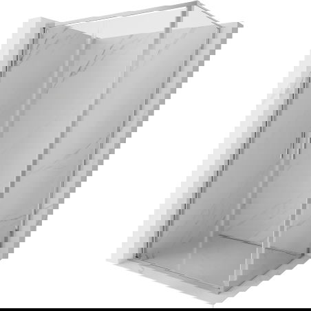 Mexen Exo отваряща се душ кабина 70 x 95 см, прозрачна, хромирана - 814-070-095-01-00