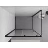 Mexen Exo разплъзгаща се душ кабина 135 x 70 см, прозрачна, черна - 8151-135-070-70-00