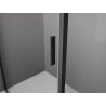 Mexen Exo разплъзгаща се душ кабина 135 x 70 см, прозрачна, черна - 8151-135-070-70-00