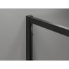 Mexen Exo разплъзгаща се душ кабина 135 x 70 см, прозрачна, черна - 8151-135-070-70-00