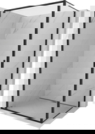 Mexen Exo душ кабина с врата 100 x 90 см, прозрачна, черна - 8181-100-090-70-00