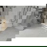 Mexen Lima сгъваема душ кабина 80 x 80 см, прозрачна, черна + поддушово корито Flat, бял - 856-080-080-70-00-4010B