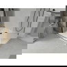 Mexen Lima сгъваема душ кабина 80 x 80 см, прозрачна, черна + поддушово корито Flat, бял - 856-080-080-70-00-4010B