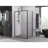 Mexen Exo душ кабина сгъваема 85 x 95 см, прозрачна, черна - 8181-085-095-70-00