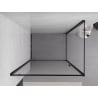 Mexen Exo отваряща се душ кабина 70 x 100 см, прозрачна, черна - 8181-070-100-70-00