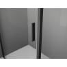 Mexen Exo-S плъзгаща се душ кабина 125 x 90 см, прозрачна, черна - 8151-125-090-70-00