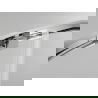 Mexen Exo полукръгла плъзгаща се душ кабина 70 x 70 cm, прозрачна, хром - 8131-070-070-01-00