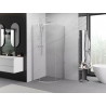 Mexen Exo-S кръгла плъзгаща се душ кабина 90 x 90 см, прозрачна, хром