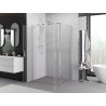 Mexen Exo-BR Duo кабина за душ с подвижни врати 80 x 70 см, прозрачна, хром