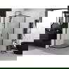 Mexen Exo кръгова плъзгаща душ кабина 90 x 90 см, прозрачна, черна - 8131-090-090-70-00