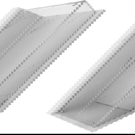 Mexen Exo душ кабина с отваряща се врата 70 x 80 см, прозрачна, хром - 8182-070-080-01-00