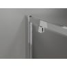 Mexen Exo стъклена душ кабина тип 'параван' 80 x 95 см, прозрачна, хром - 8182-080-095-01-00