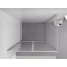 Mexen Exo-BR Duo отваряща се душ кабина 90 x 95 см, прозрачна, хром - 8182-090-095-01-00