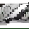 Mexen Exo сгъваем душ кабина 70 x 70 см, прозрачна, черна - 8182-070-070-70-00
