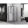 Mexen Exo сгъваем душ кабина 70 x 70 см, прозрачна, черна - 8182-070-070-70-00