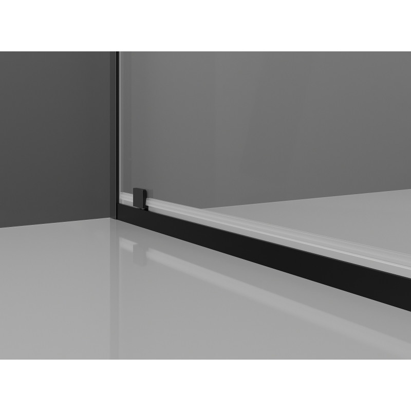 Mexen Exo-BR Duo отваряема душ кабина 100 x 100 см, прозрачна, черна - 8182-100-100-70-00