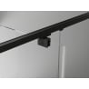 Mexen Exo душ кабина с отваряща се врата 70 x 95 см, прозрачна, черна - 8182-070-095-70-00