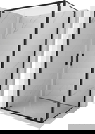 Mexen Exo окачена душ кабина 80 x 95 см, прозрачна, черна - 8182-080-095-70-00