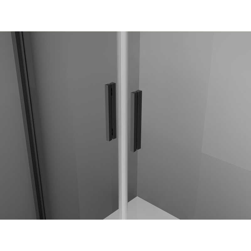 Mexen Exo душ кабина, отваряема, 70 x 100 см, прозрачна, черна - 8182-070-100-70-00