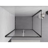 Mexen Exo-BR Duo отваряема душ кабина 90 x 100 см, прозрачна, черна - 8182-090-100-70-00