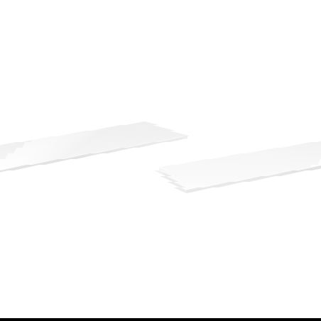Бял гланц настолен плот Mexen Uni 190 см - 91AXX-1904-464-18-00