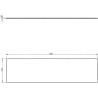 Блотен плот Mexen Uni 180 см, дъб - 91AXX-1804-464-18-81