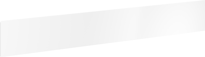 Mexen Orio предна част за корпус на шкаф за баня 120 x 20 см, бял мат - 91A10-1200-235-1-01